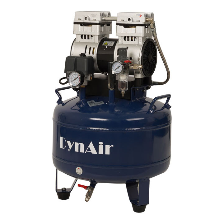 Dynamic DA7001 Dental Oil Free Oilless Air Compressor 30L Tank 0.75kW/1HP	